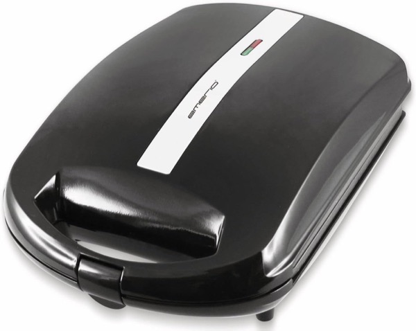 Emerio XXL Sandwich Toaster, für alle Toastgrößen geeignet, 4x große Muschelform, kein Auslaufen, kein Verschmieren, 1300 Watt, ST-111153