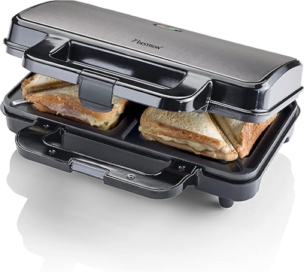 Bestron XL Sandwichmaker für 2 Sandwiches