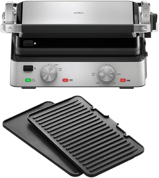Braun MultiGrill 7 CG7020, 3-in-1 Kontaktgrill, BBQ & Ofen